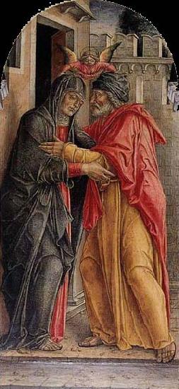 Bartolomeo Vivarini The Meeting of Anne and Joachim